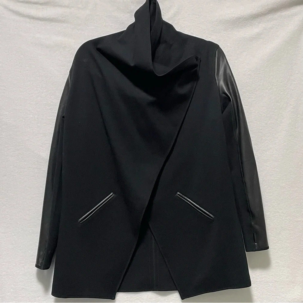 SPANX Faux Leather Convertible Jacket - Picture 2 of 12